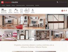 Tablet Screenshot of meuble.sk